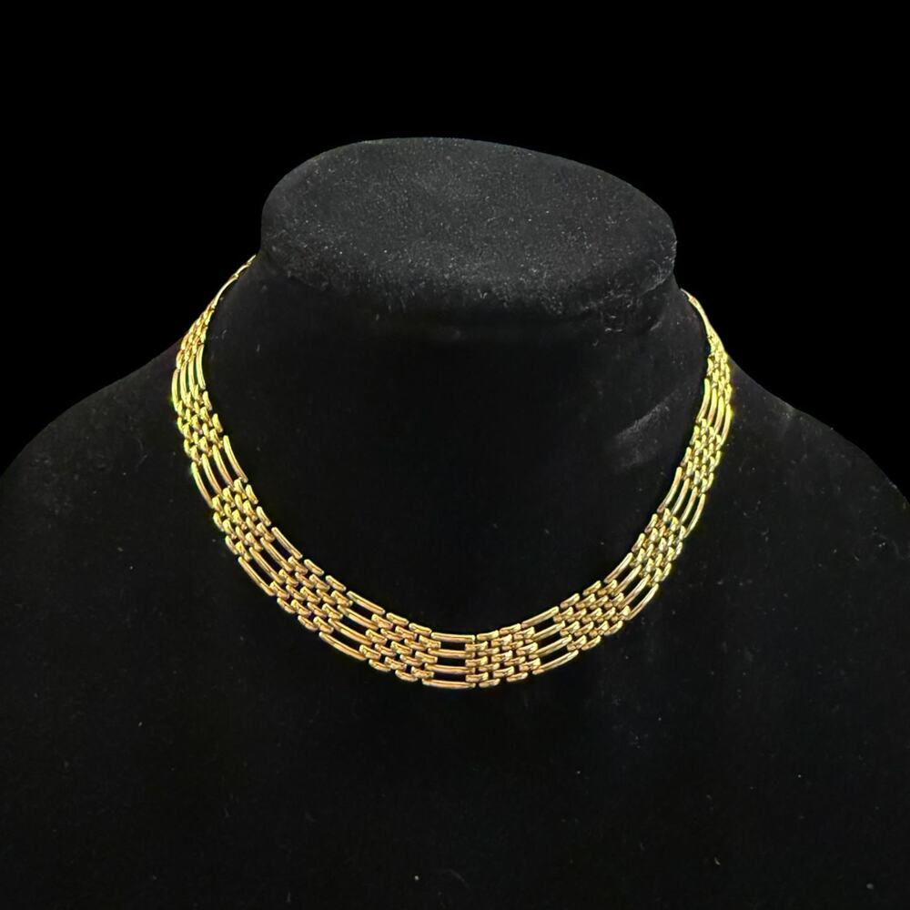 Vintage Napier Gold Tone Necklace 16"